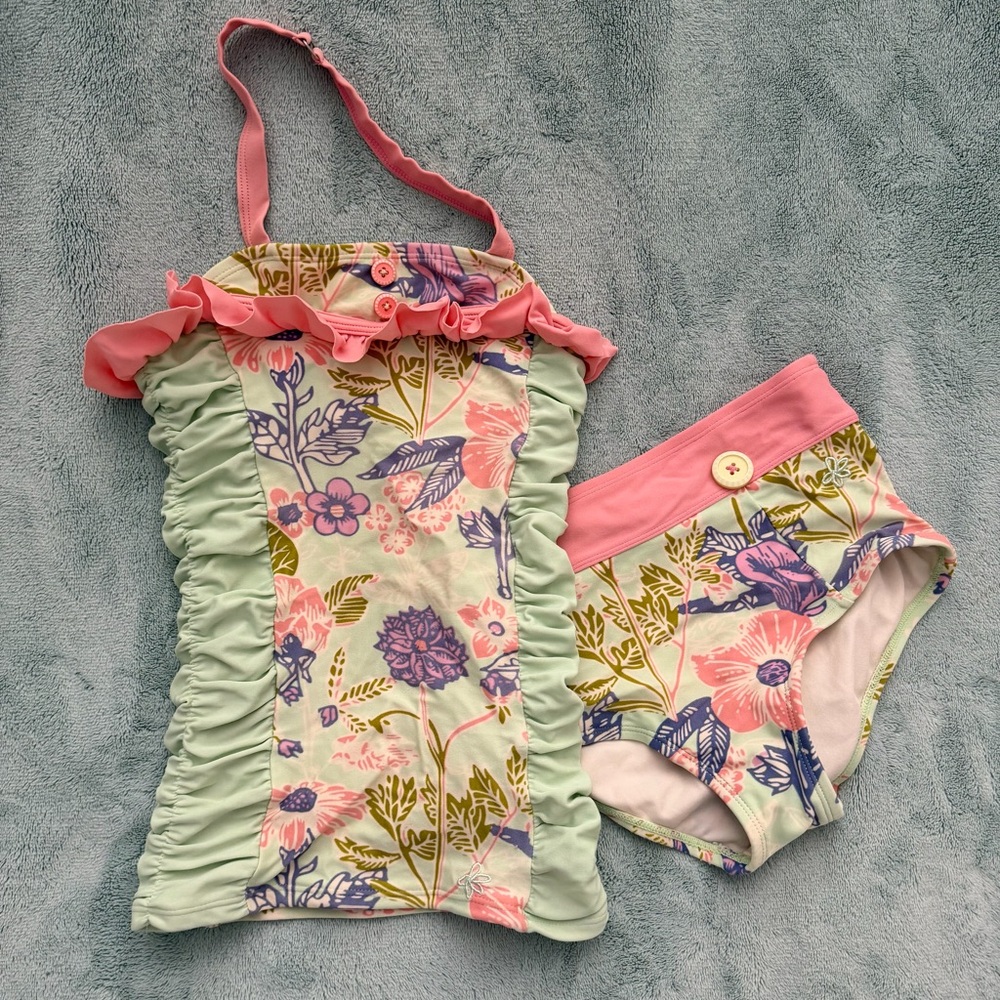 Matilda Jane Retro Style Swim Tankini - 2 pcs